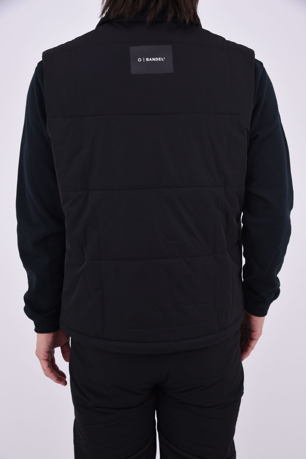 【26AW】 PUFFER VEST / ブランドロゴパッチ パファーベスト (ブラック)