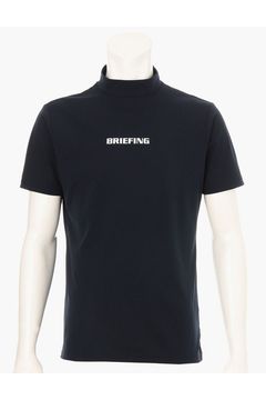 【26SS】 MEN'S TOUR HIGHNECK / ベーシック ブランドロゴ モックネックTシャツ (ネイビー)