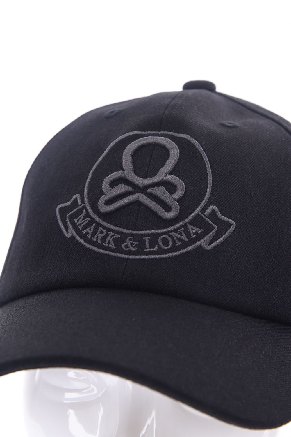 SPECTRA WOOLY 6P CAP / ブランクスカル3Dロゴ刺繍 ベースボールキャップ (ブラック)