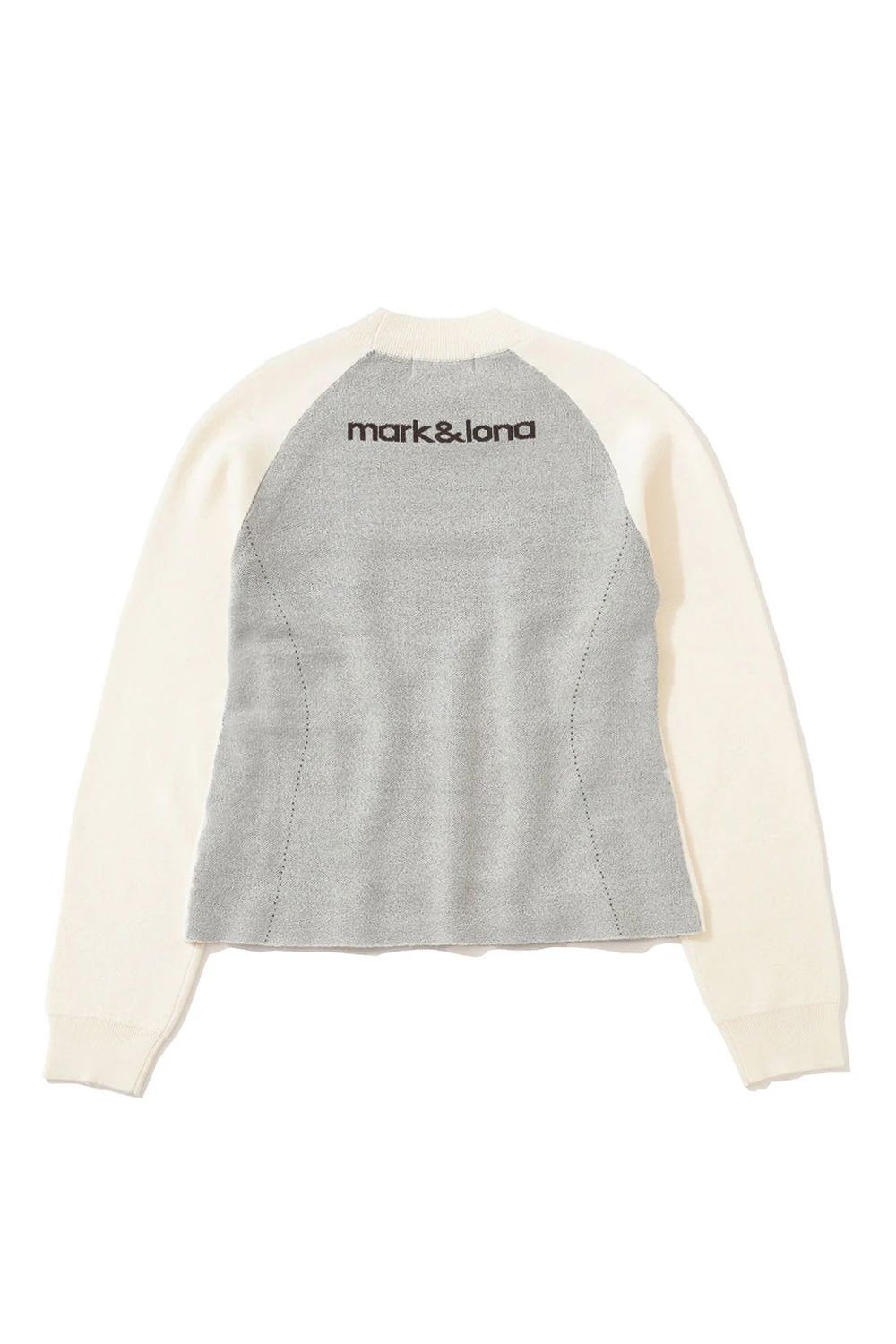 【2025AW】【レディース】 CORNEL CONTOUR FIT COMBO PULLOVER / メリノウール ブランドロゴ刺繍 クルーネックニット (オフホワイト)