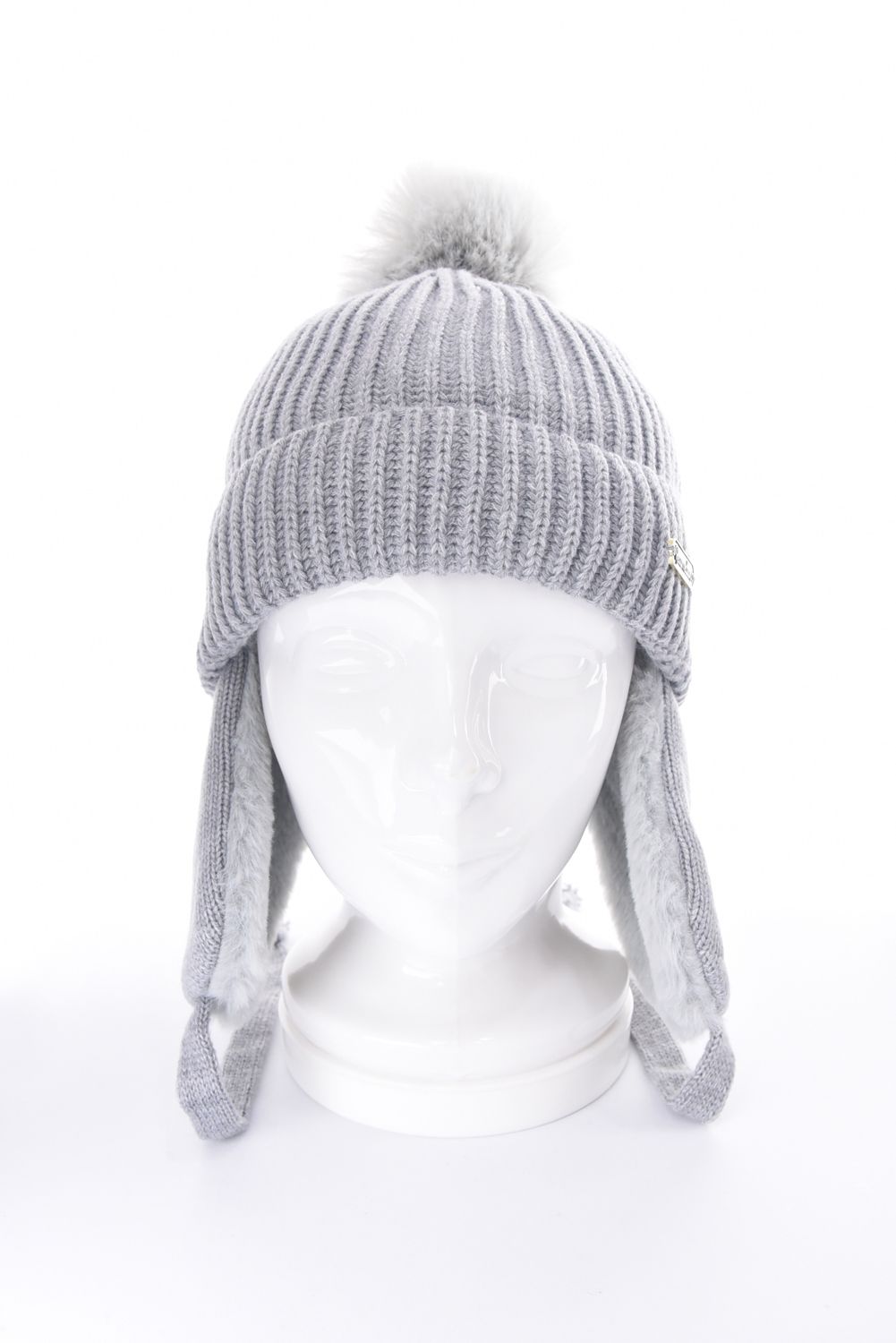FUR YEAR KNIT CAP / ファーイヤー ニットキャップ (グレー)