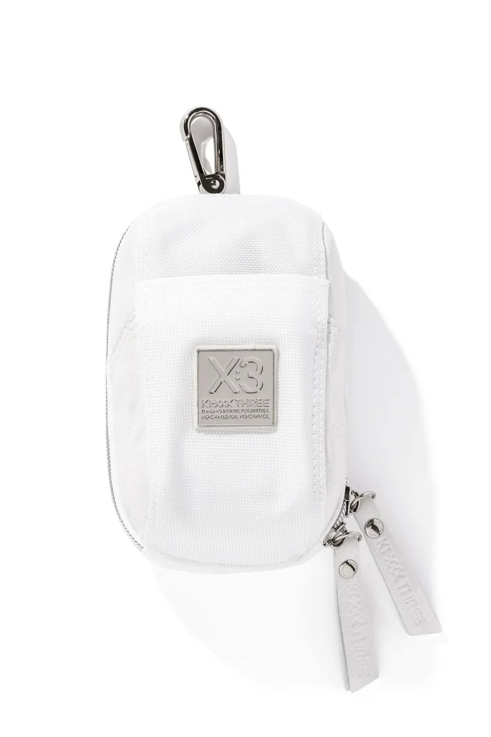 【26AW】 NYLON BASKET BALL POUCH / バスケット織ナイロン ボールポーチ (ホワイト)