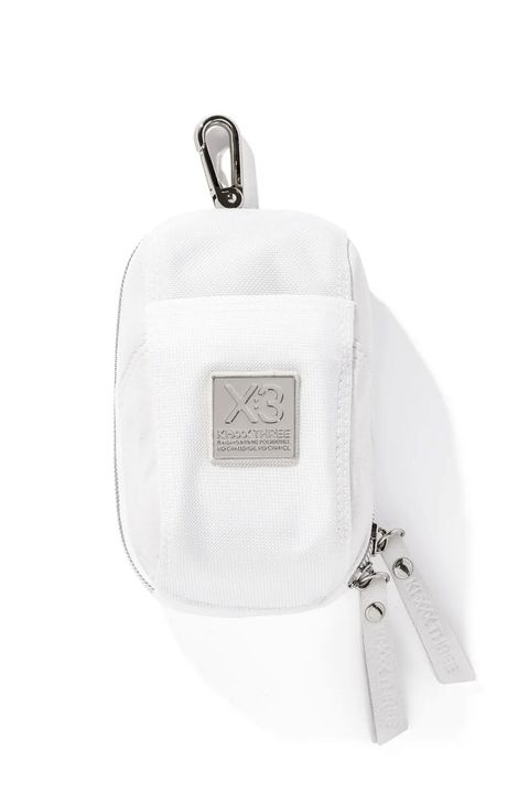 【26AW】 NYLON BASKET BALL POUCH / バスケット織ナイロン ボールポーチ (ホワイト)