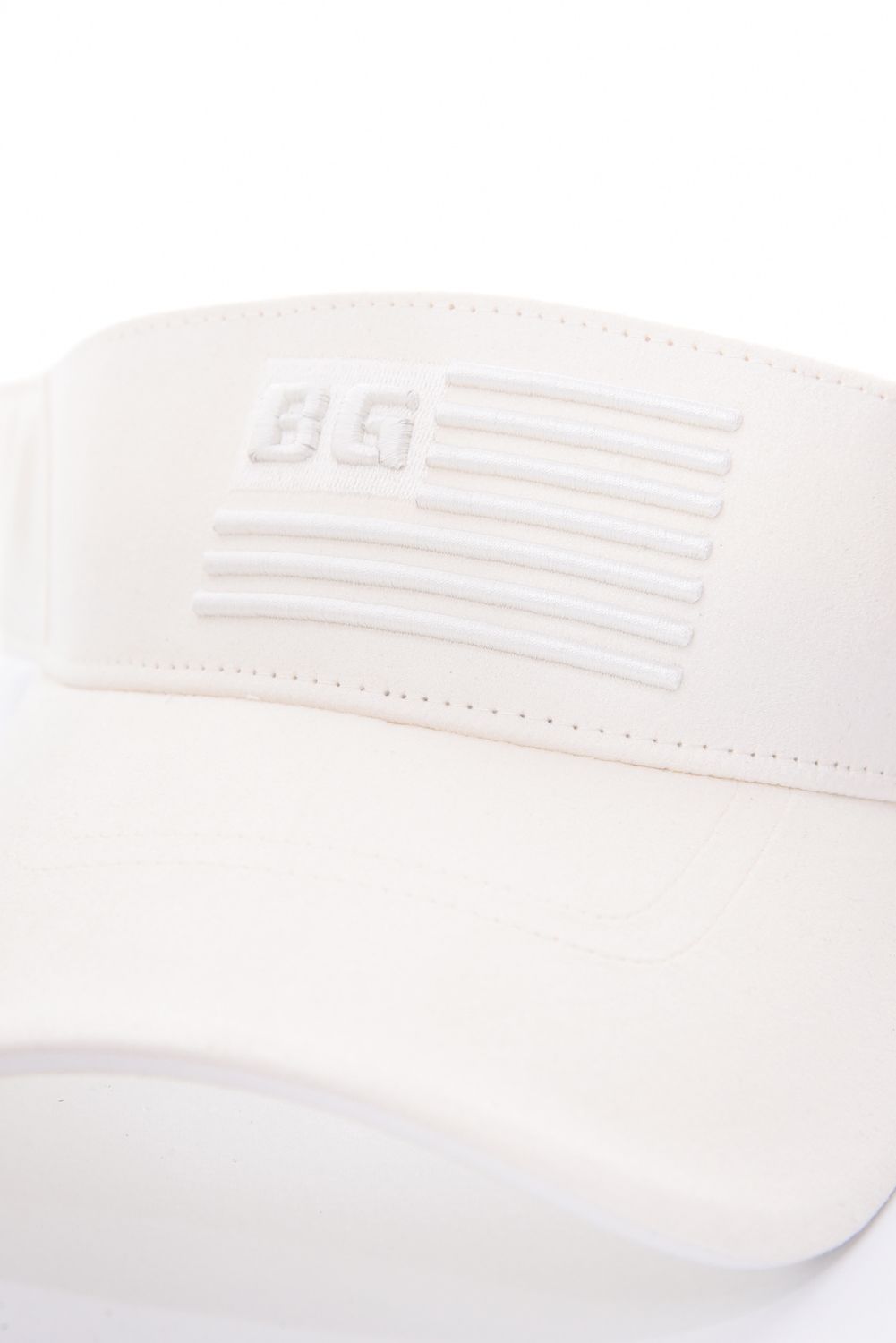 SUEDE VISOR / スウェード生地 サンバイザー (アイボリー)