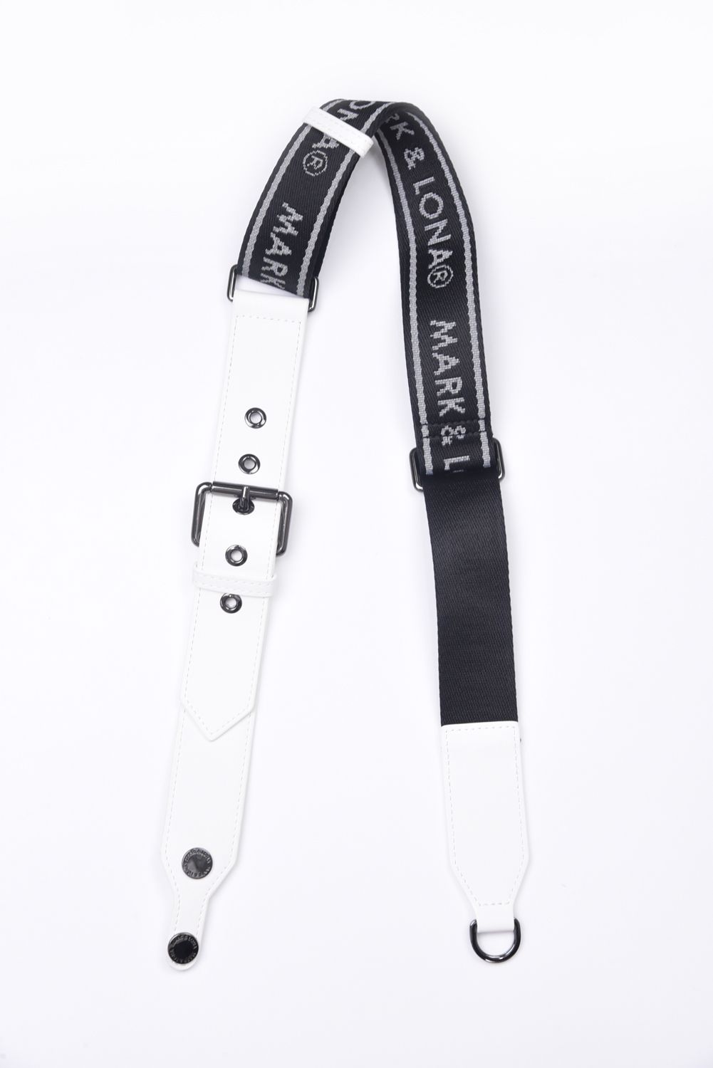 ETERNAL QUILTED 2-WAY BELT BAG / シンセティックレザー サークルスカル キルティング 2WAYウエストポーチ (ホワイト)