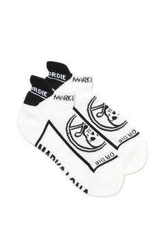 【26SS】【レディース】 ROUND SKULL ATHLETIC LOW SOCKS / サークルスカルジャカード スニーカー丈 ローソックス (ホワイト)