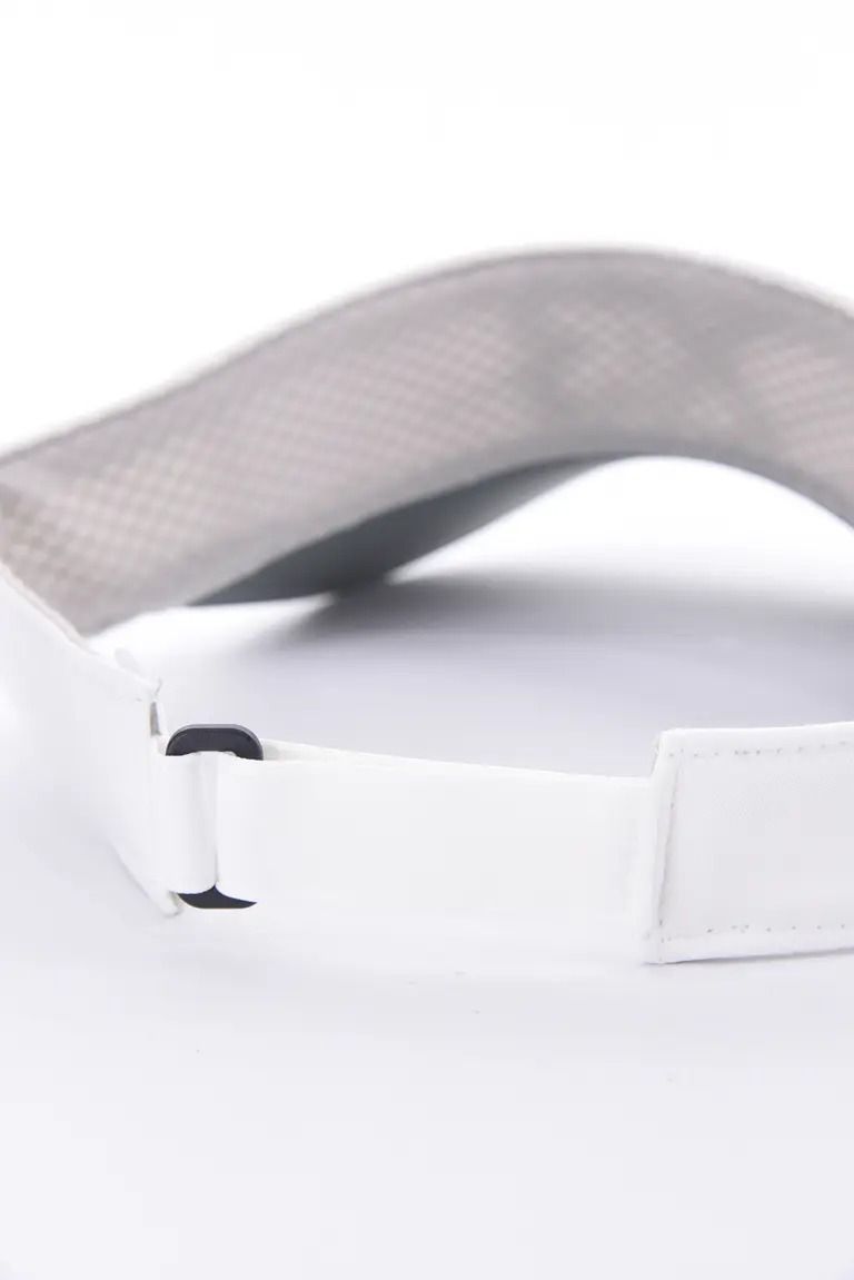 【26AW】 KIX3 BASIC LOGO VISOR / ブランドロゴ刺繡 サンバイザー (ホワイト/ブラック)