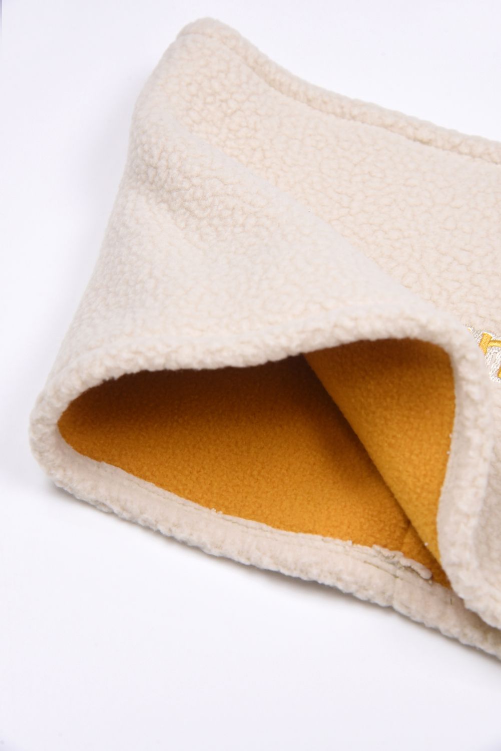 【プレゼント好適品】 POLARTEC NECK WARMER / ブランド オリジナルテキスタイル ポーラテックネックウォーマー (オフホワイト)*