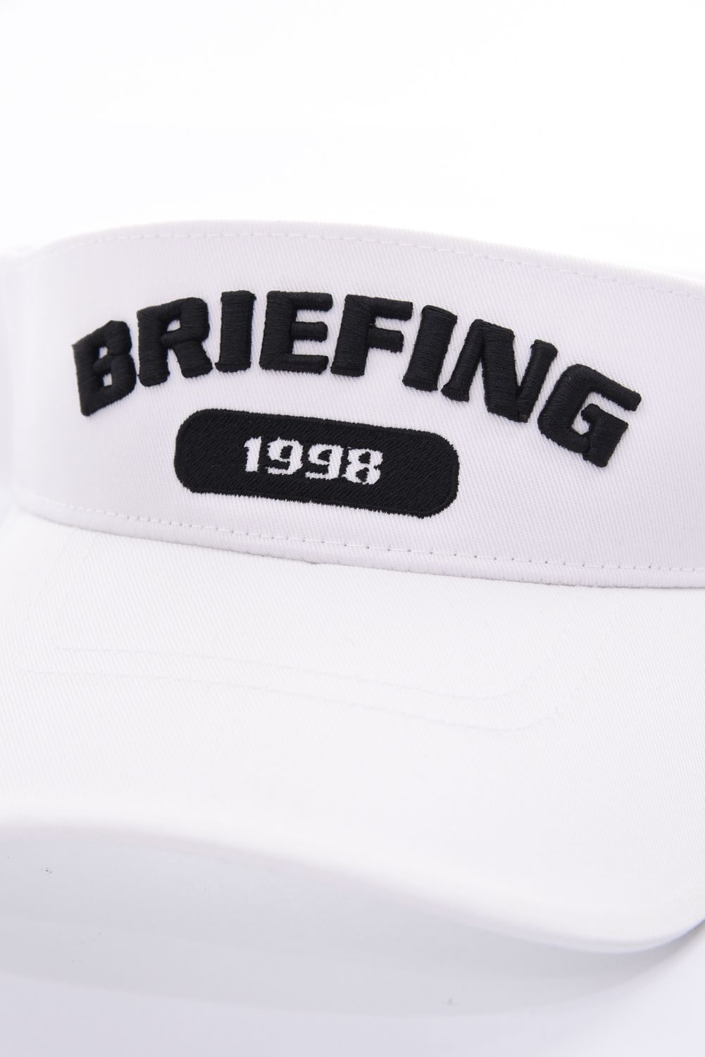 【26AW】 MEN’S COLLEGE LOGO VISOR / カレッジロゴ刺繍 サンバイザー (ホワイト)