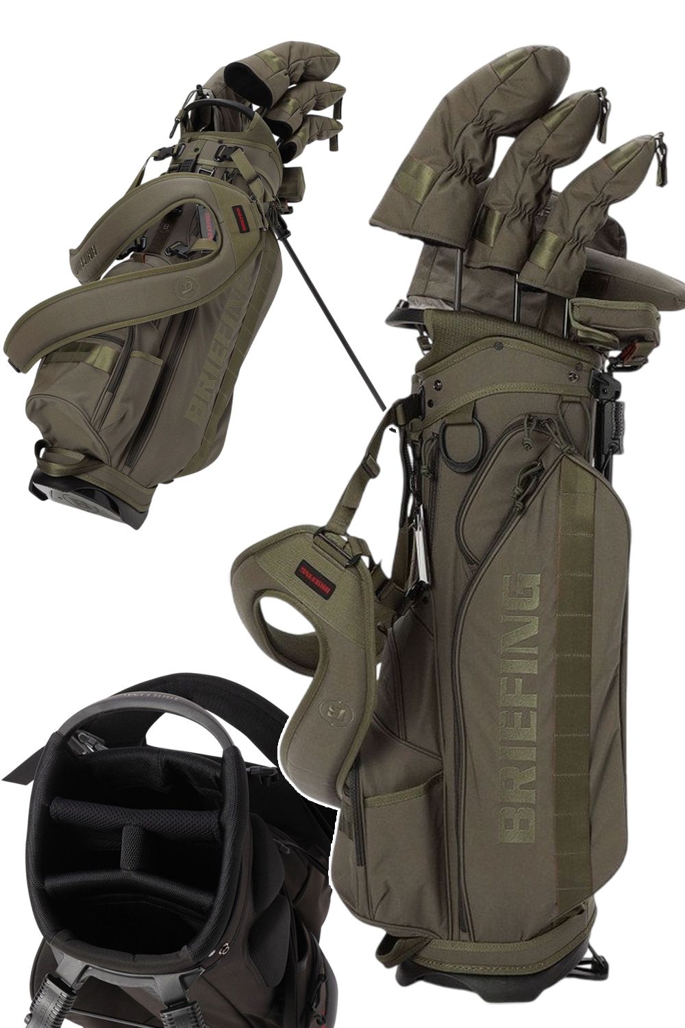 【銀行振込・代金引換不可】【返品・交換不可】【NEW STANDARD SERIES】 CR-4 #04 / スタンドタイプ キャディバッグ (レンジャーグリーン)