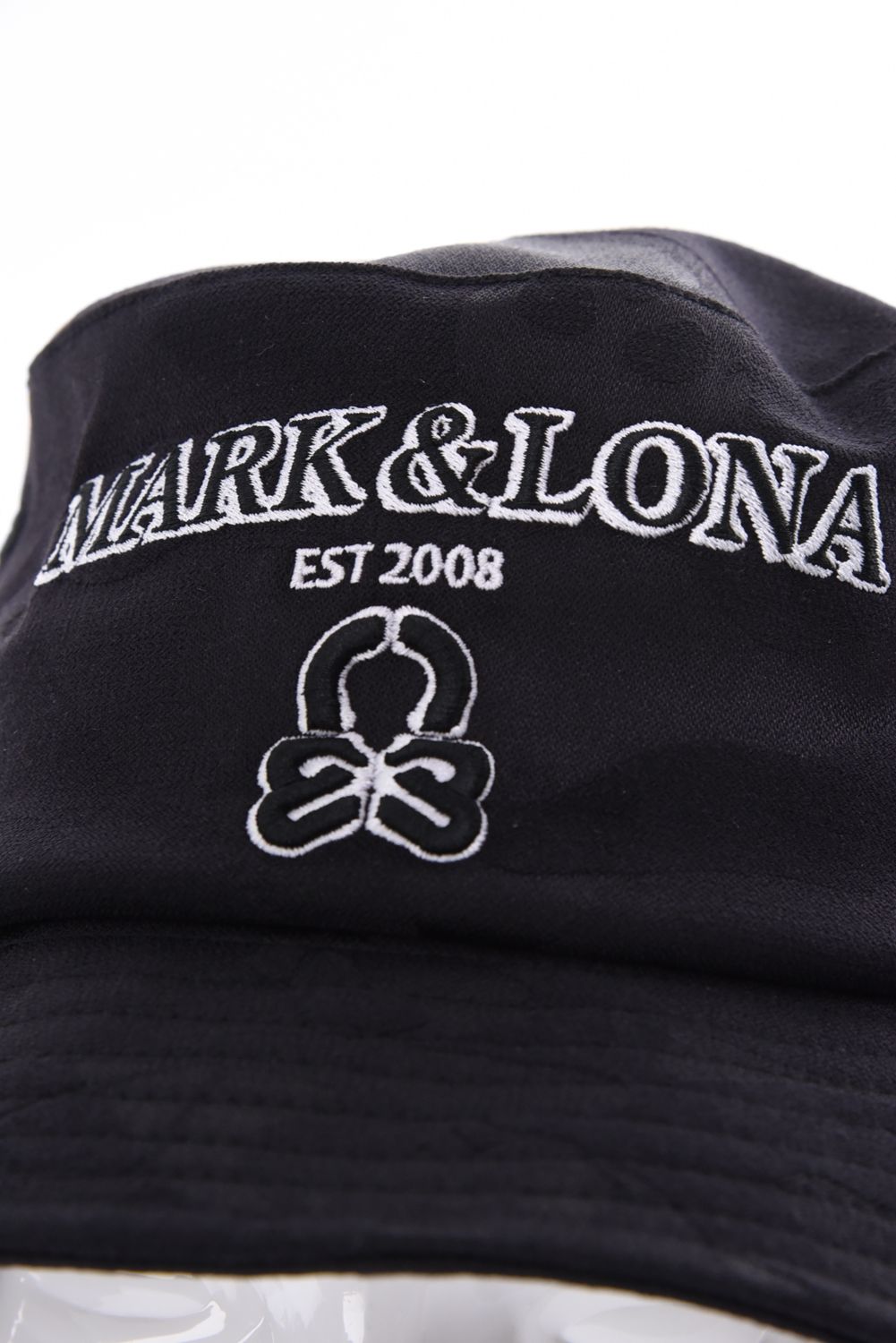 【26AW】 MERCURY CAMO STRETCH HAT / シグネチャーカモ ブランドロゴ刺繍 ストレッチバケットハット (ブラック)
