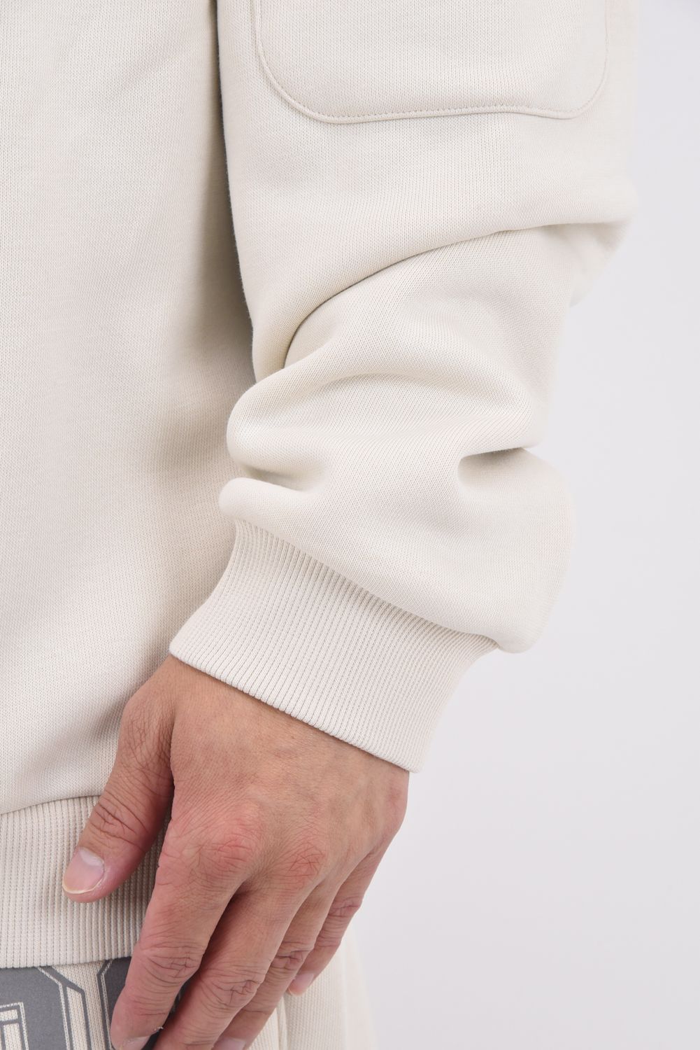 【2025AW】 PULLOVER / 裏フリース スウェット素材 ブランクスカル刺繍 プルオーバー (オフホワイト)