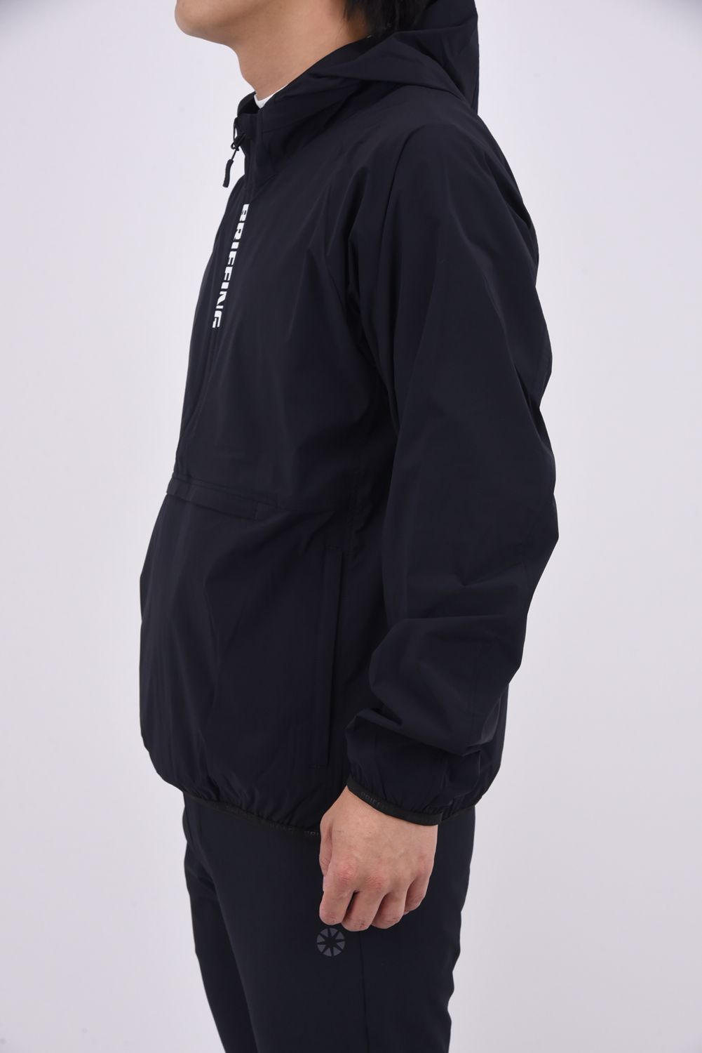 【25AW】 POCKETABLE WIND ANORAK / ポケッタブル アノラックライトパーカー (ブラック)