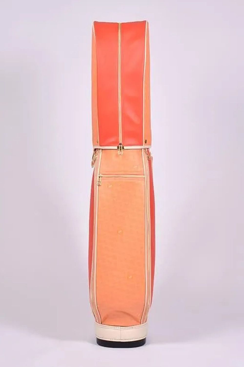 【26SS】【銀行振込・代金引換不可】【返品・交換不可】 RALLINA (ラリーナ) / ブランドオリジナルテキスタイル カートタイプ キャディバッグ （サンセット）*