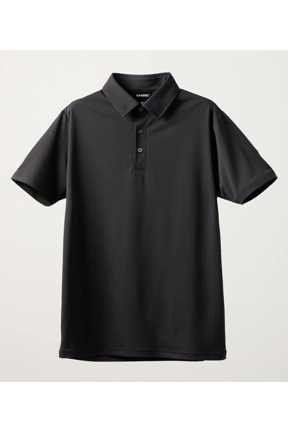 【26SS】 HEAT PUNCHING POLO SHIRT / バックロゴ パンチング ポロシャツ (ブラック)