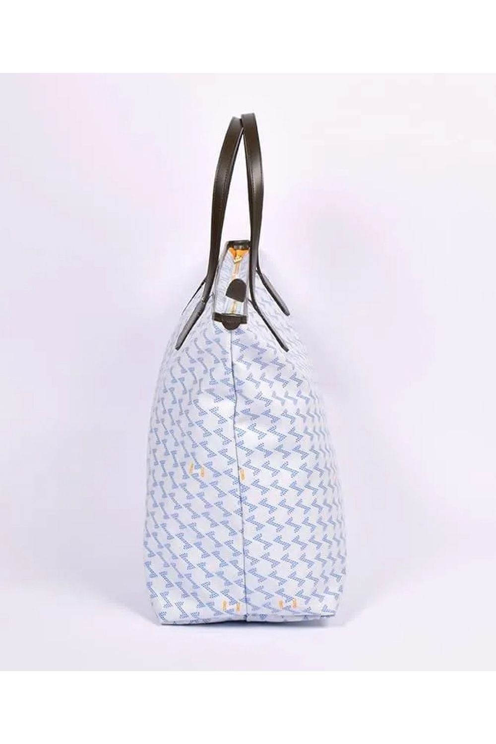 LANIUS WIDE (ラニウス ワイド) / ブランドオリジナルテキスタイル ワイドトートバッグ (アクア)*