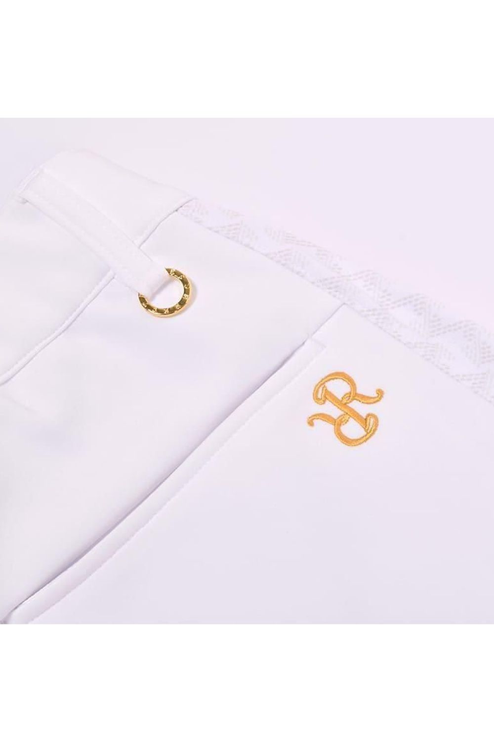 【26SS】 GM SIDE LINE RIB PANTS / モノトーンシリーズ サイドライン リブパンツ (ホワイト)*