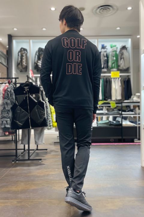 【MARK＆LONA】 スリーブロゴがポイントのロングスリーブTシャツ