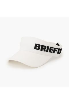 【26SS】 MEN’S ROUND LOGO VISOR / アシンメトリー ラウンドロゴ サンバイザー (ホワイト)