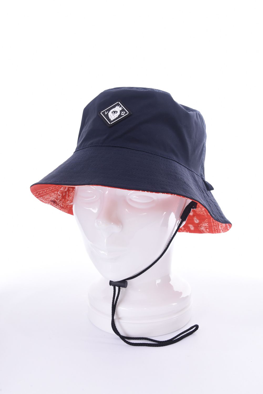 V12 - 【LEONコラボモデル】 REVERSIBLE BANDANA HAT / V12ロゴ