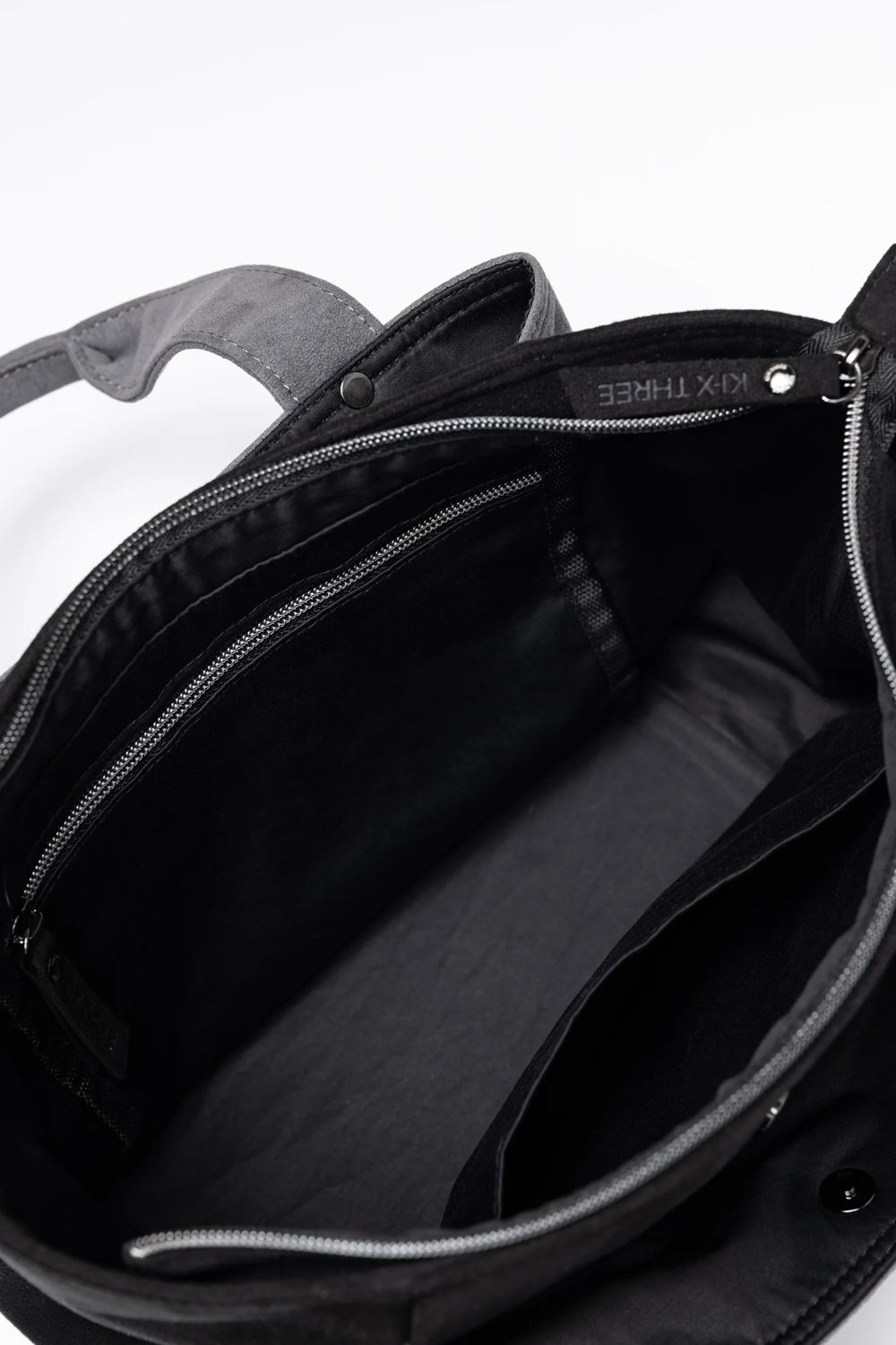【26AW】 ALL ULTRASUEDE BICOLOR CART BAG / ウルトラスエード バイカラー カートバッグ (ブラック)