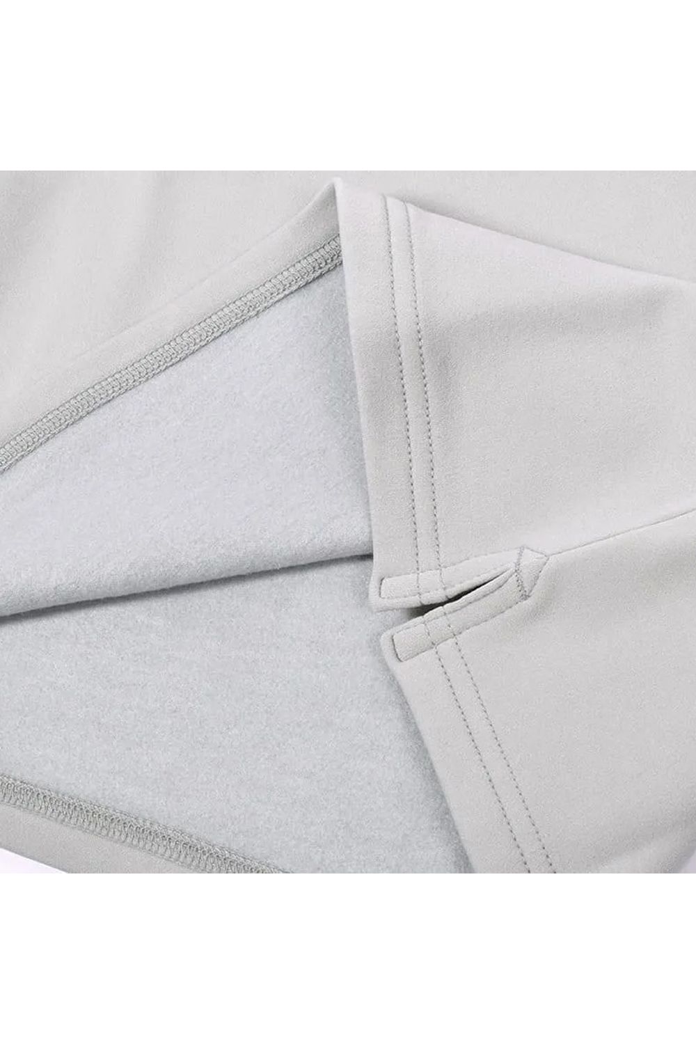 【25AW】【レディース】 WARM INNER MOCK NECK / 裏起毛 ブランドロゴ刺繍 モックネックシャツ (グレー)*