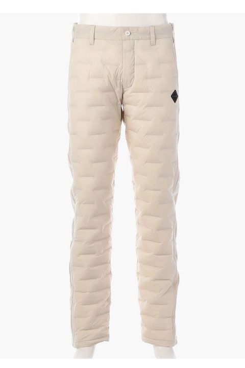 【25AW】 MEN'S HYBRID DOWN PANTS / ストレッチタフタ ダイヤモンドロゴ ハイブリッドダウンパンツ (ベージュ)