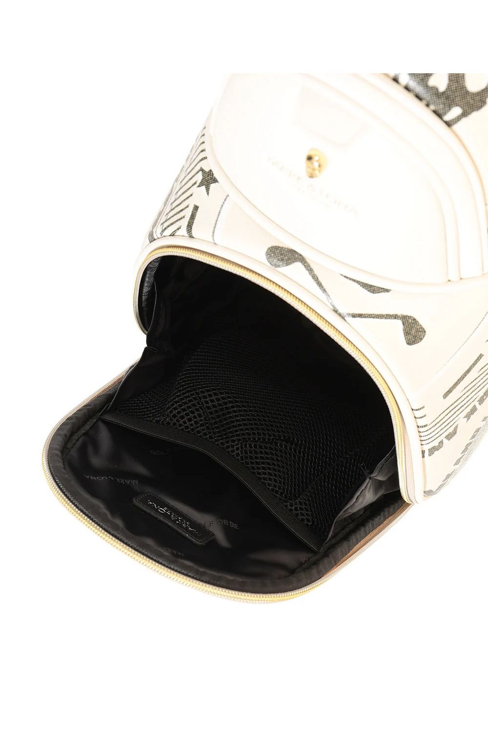 【26AW】 ATLAS SIGNATURE CADDY BAG / アイアンスカル シンセティックレザー カートタイプ キャディバッグ (アイボリー)