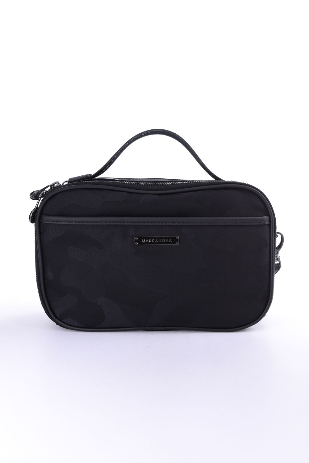 【26AW】 PREMIUM GAUGE 2-WAY BAG / コーデュラナイロン シンセティックレザー スカルカモジャカード 2WAYバッグ (ブラック)
