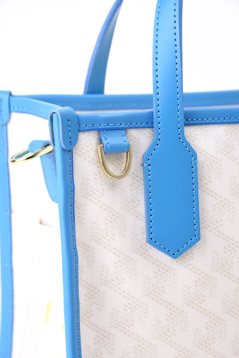 【GOSSIP GOLF別注商品】 LANIUS SQUARE MINI (ラニウス スクエア ミニ) / ブランドオリジナルテキスタイル カートバッグ （ウルトラマリン / Hイエローライニング） (4月末入荷予定）