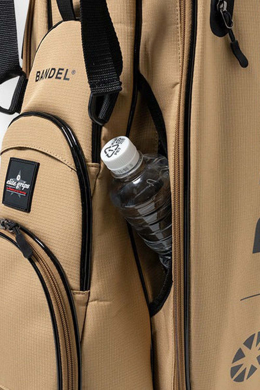 【銀行振込・代金引換不可】【返品・交換不可】  BANDEL × elitegrips D-Type 9.5inch CADDY BAG / エリートグリップ コラボレーション キャディバッグ (ベージュ)