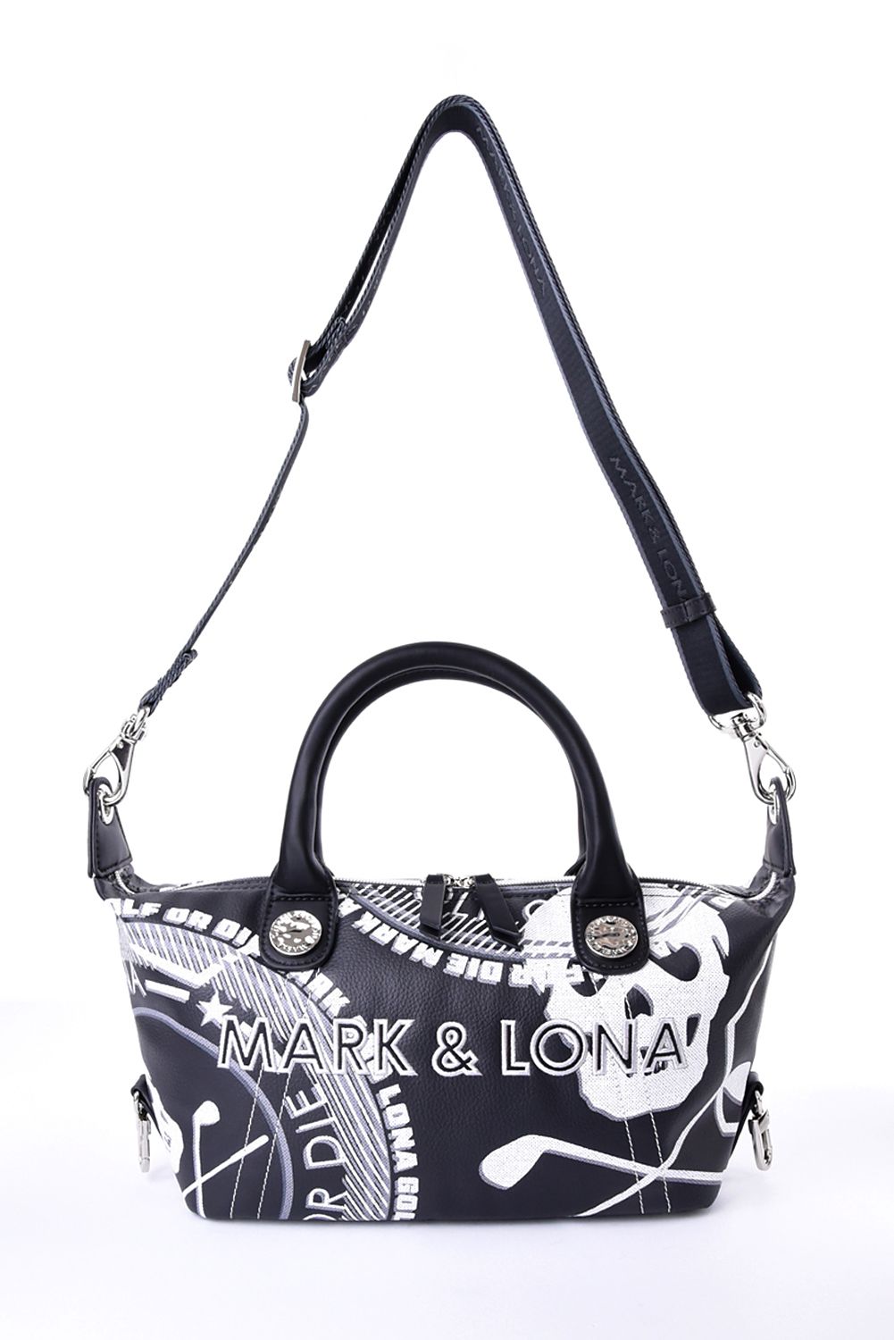 【2026AW 木村拓哉さん着用】 ATLAS CONVERTIBLE CART BAG / アイアンスカル シンセティックレザー 2WAYカートバッグ (ブラック)