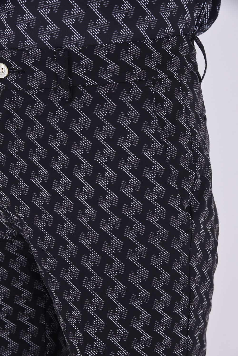 【25SS】 MENS GM PRINT SHORT PANTS / GMプリント ショートパンツ (ブラック)*
