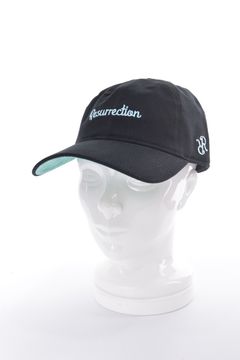 【丸山茂樹プロエディション】 BASIC LOGO CAP / ベーシック ロゴ キャップ (ブラック×ミントブルー)