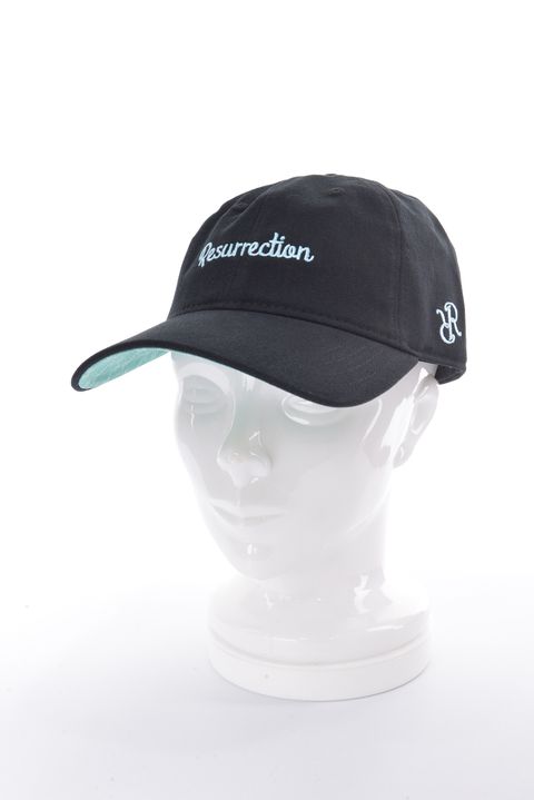 【丸山茂樹プロエディション】 BASIC LOGO CAP / ベーシック ロゴ キャップ (ブラック×ミントブルー)