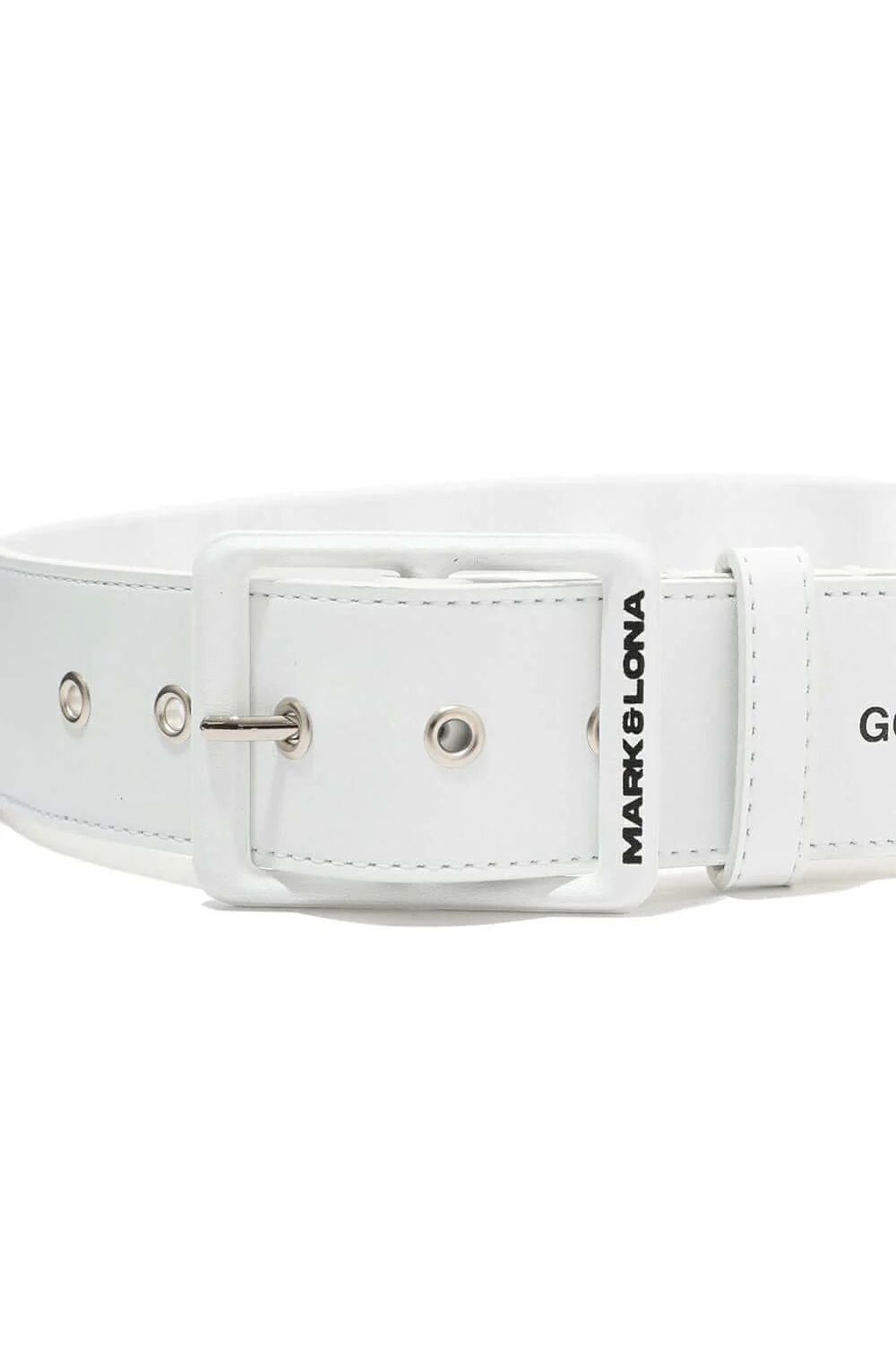 MARK ＆ LONA - PRIME FLEX LEATHER BELT / 異素材コンビ ゴムテープ