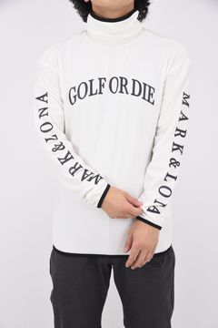 【2024AW 木村拓哉さん着用 VOL.5】 GOD ANTISTATIC FLEECE INNER / マイクロフリース素材 ブランドロゴ ハイネックインナー (ホワイト)