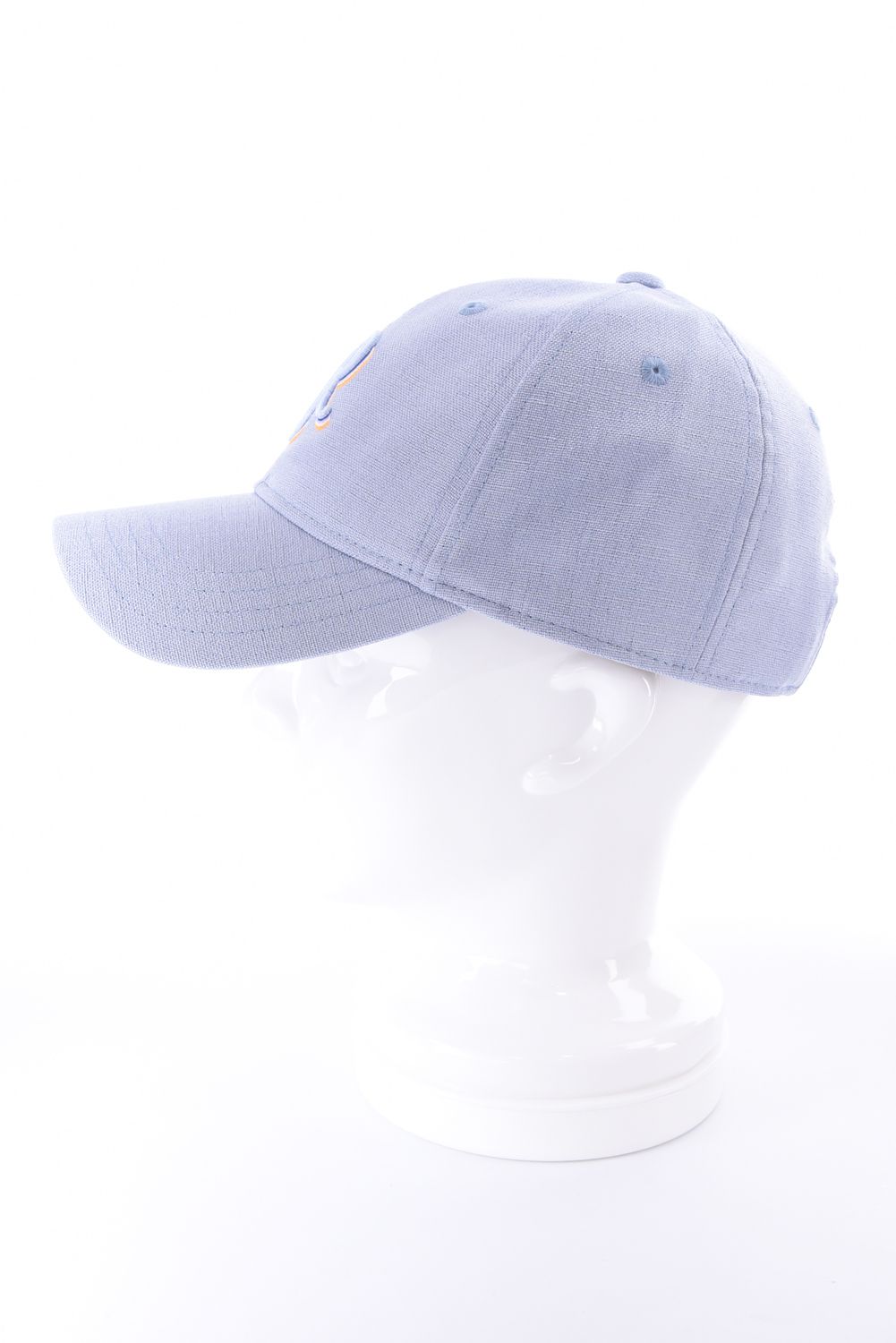 【26SS】 FIVE CONSECUTIVE CAP / リネンライク RRロゴ刺繍 キャップ (サックス)