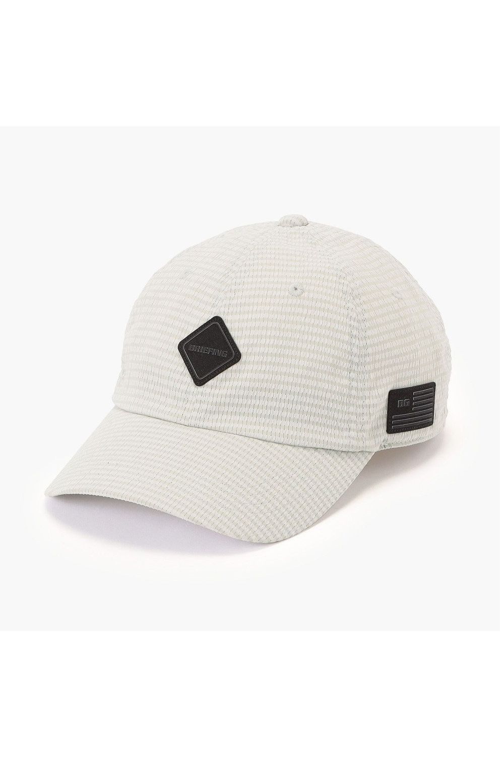 【26SS】 MEN’S SEERSUCKER CAP / シアサッカー ダイヤモンドロゴ キャップ (ベージュ)