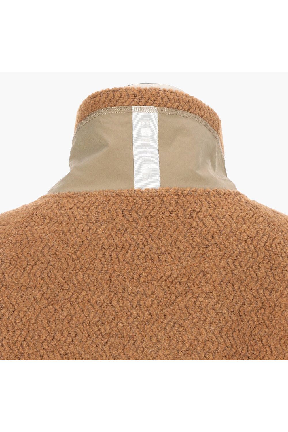 【25AW】【レディース】 WOMEN’S WOOL BOA HALFZIP TOP / ウールボアフリース ハイネック ハーフジップフーディー (ベージュ)