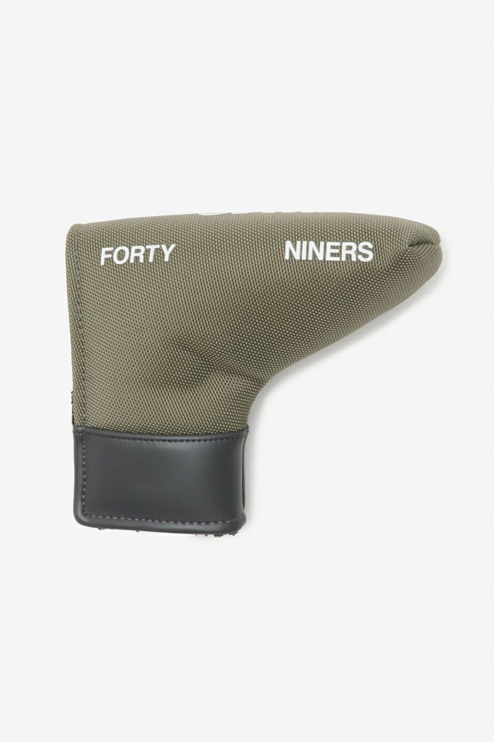 NYLON HEAD COVER PC / ナイロン ブランドロゴ ピンタイプ パターカバー (グレージュ)