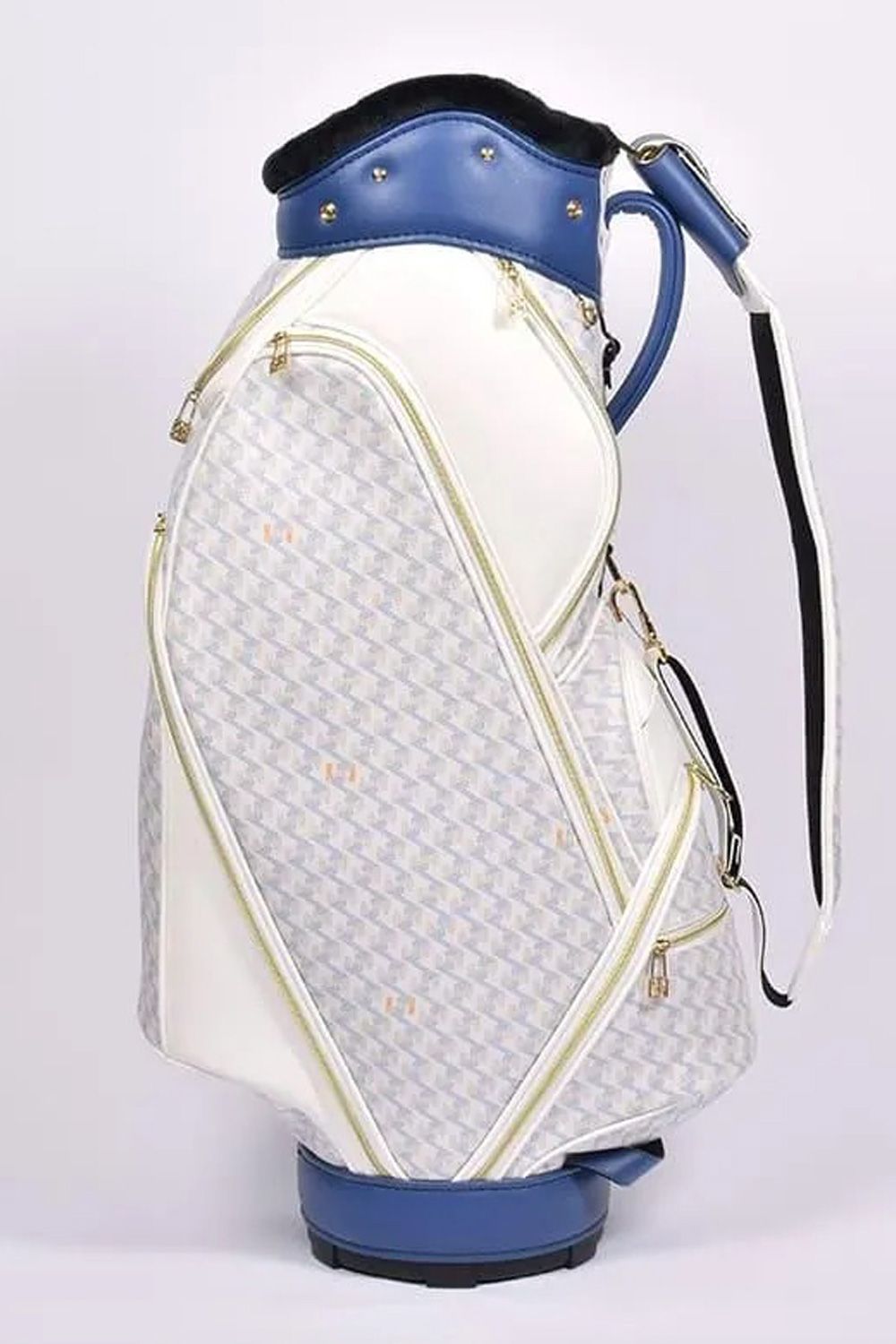 【10周年記念限定品】 ORIOLA（オリオラ） / ブランドオリジナルテキスタイル カートタイプ キャディバッグ （オーシャンホワイト）*