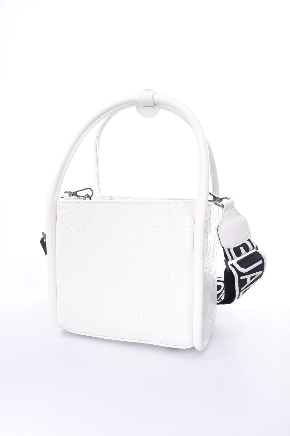 ROPE BAG / 巾着袋付きロープバッグ (ホワイト)