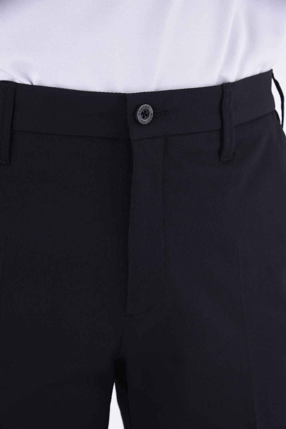 BRIEFING - MENS STRETCH DOBBY DRESS SHORT PANTS / ドビー織
