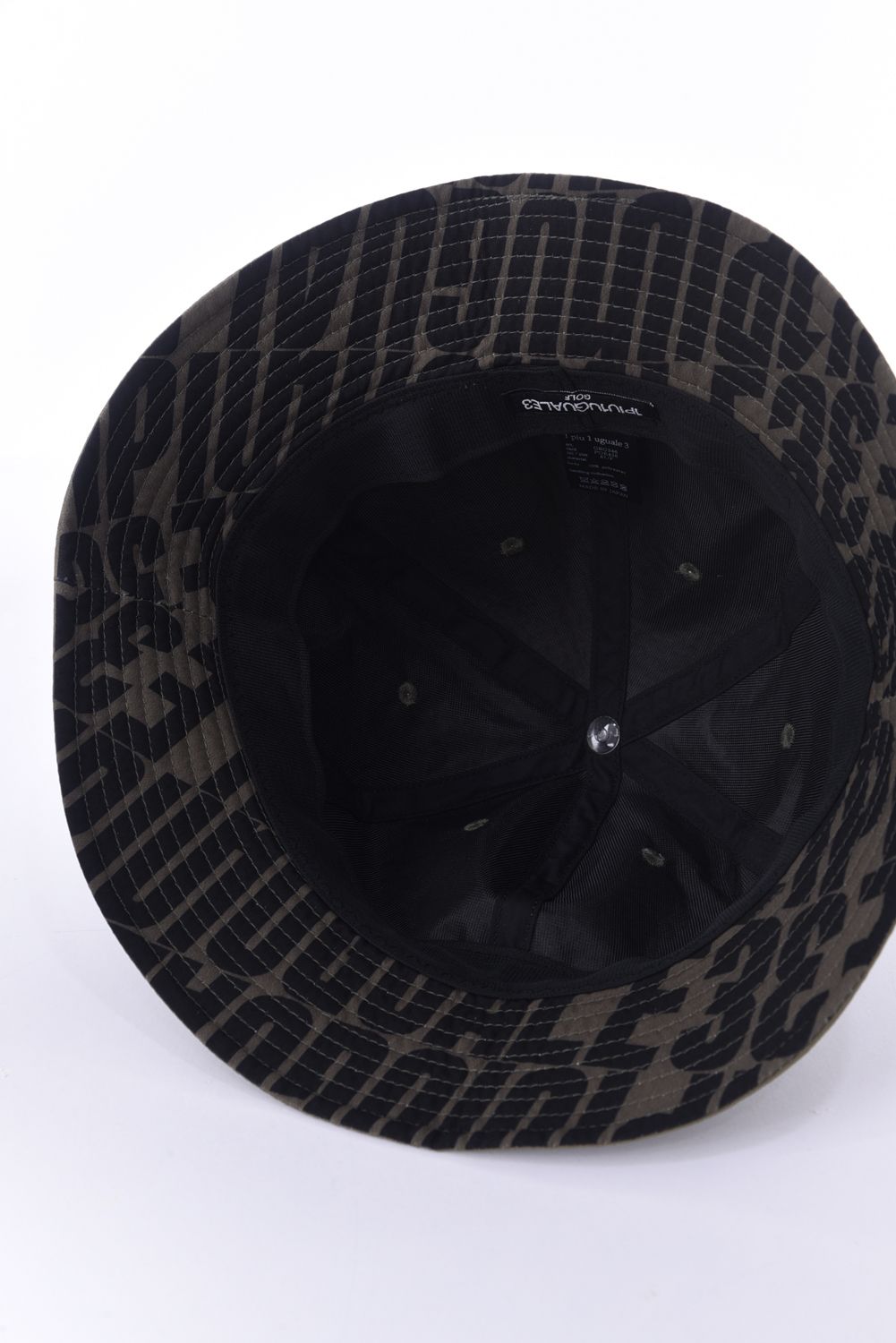 1PIU1UGUALE3 帽子 ゴルフ メトロハット ボンボン 取り外し可能 1PIU1UGUALE3 GOLF - METRO HAT / ツバ裏ロゴ メトロハット