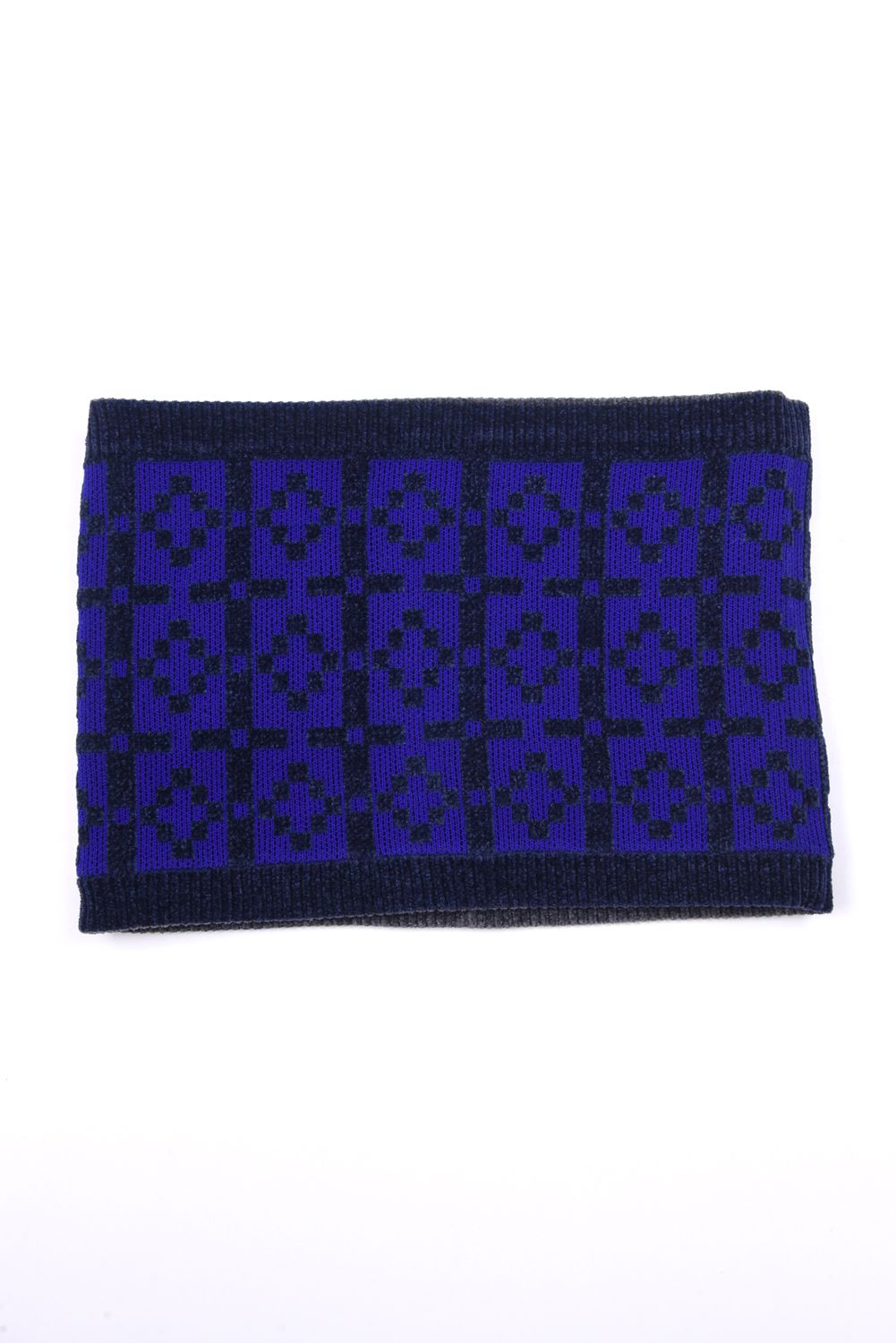 【プレゼント好適品】 REVERSIBLE NECK WARMER / リバーシブル ネックウォーマー (グレー/ネイビー)