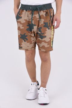 【26SS】 RUSH SHORT PANTS (DIAGONAL CAMO) / ダイアゴナルカモフラージュ ラッシュガード ショートパンツ (ベージュ)