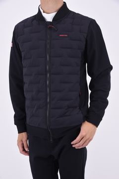 MENS HYBRID DOWN MA-1 JACKET / BRIEFINGロゴ ハイブリットダウン MA-1 ジャケット (ブラック)