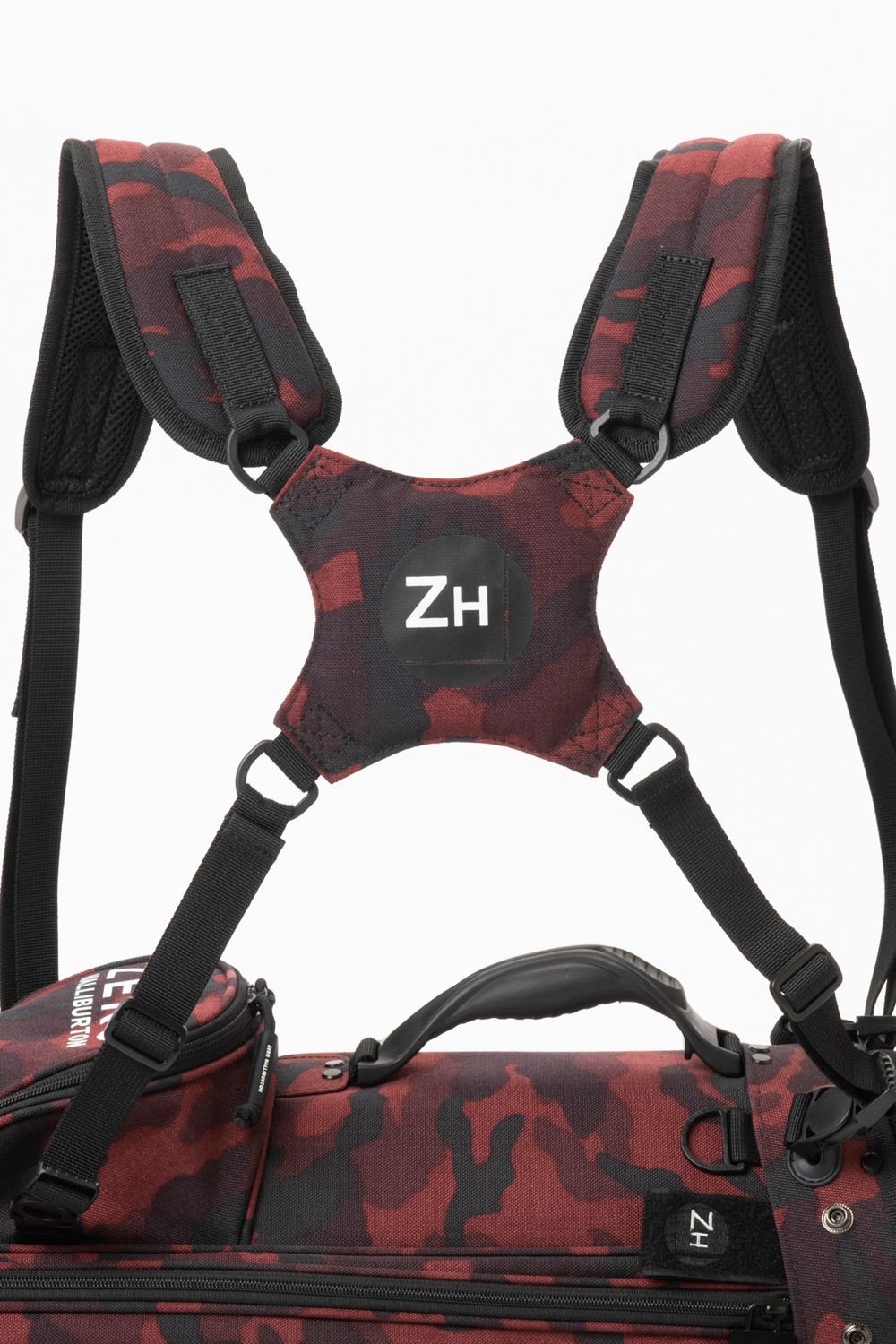 【銀行振込・代金引換不可】【返品・交換不可】【1000Dコーデュラナイロン】 Stand Bag ZHG-CB1 / スタンドタイプ キャディバッグ レッドカモ