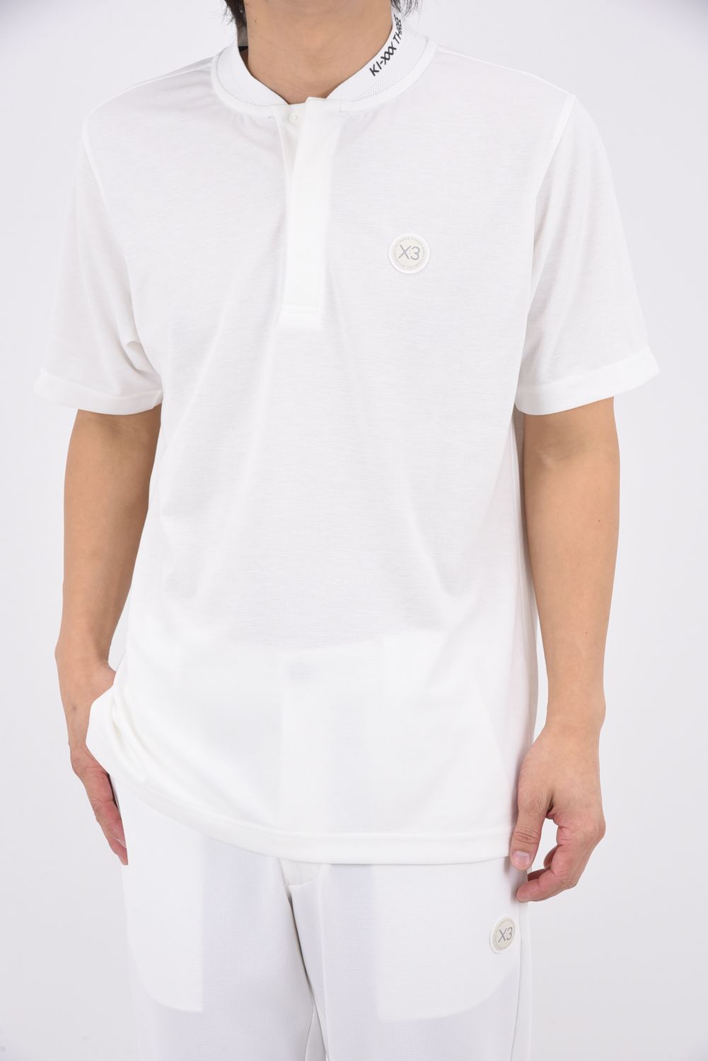 【26SS】 STAND COLLAR POLO SHIRT / スタンドカラー ポロシャツ (ホワイト)
